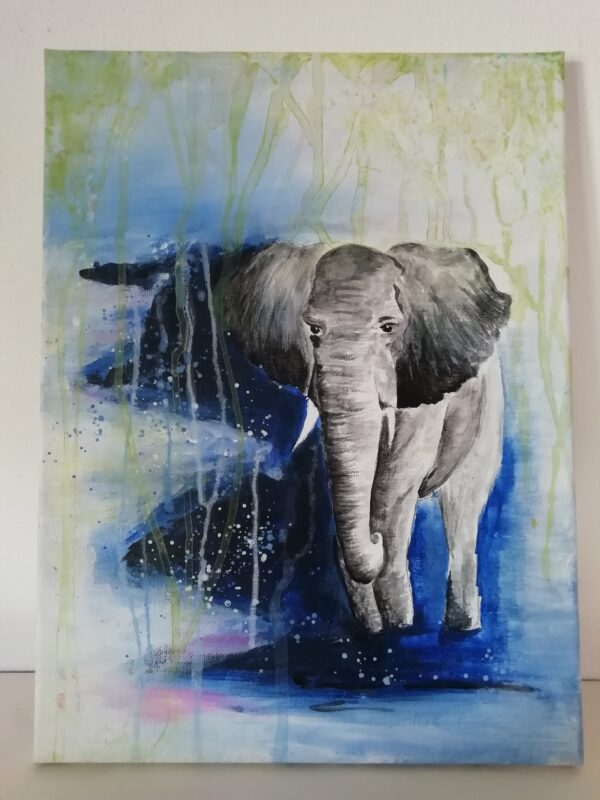 Artnight Motive kaufen Elefant blau