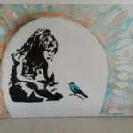 Artnight Motive kaufen Banksy, Girl with bird