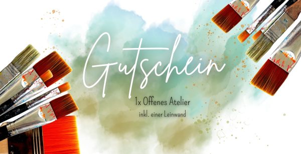 Gutschein für Malkurse, Geschenk Weihnachten, Geburtstagsgeschenk, Reutlingen